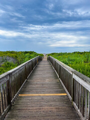 Fototapeta premium Walkway to the Beach in Wildwood, New Jersey