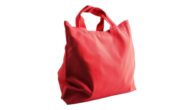 cotton eco bag transparent background