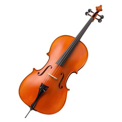 Fototapeta premium Elegant Wooden Cello for Classical and Orchestral Music Performances