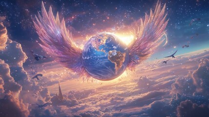 Celestial Earth: A Fantasy of Wings and Cosmos