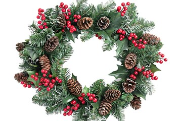 Minimalist Christmas card, clean design with soft pastel colors