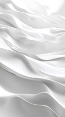 Abstract White Draped Fabric Texture
