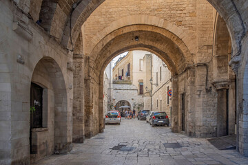 Gasse in der Altstadt von Bari, Apulien