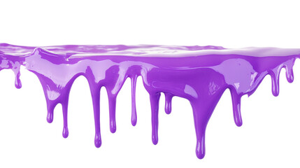 Paint dripping from the top of the frame transparent background