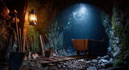 Abandoned Ancient Mine.