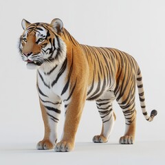 Obraz premium Large Tiger Standing