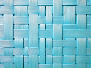 vibrant blue woven texture featuring interlacing textile elements, perfect as a modern and stylish background