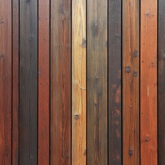 Naklejka premium Horizontal Wooden Planks with Rich Textures and Natural Colors