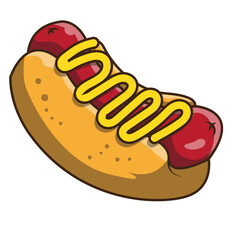 Hotdog Illustration