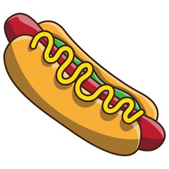 Hotdog Illustration