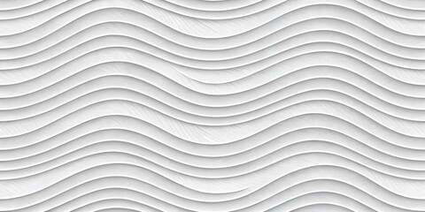 Wavy Abstract Seamless Pattern with Curves and Lines