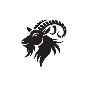 illustration of a goat hade