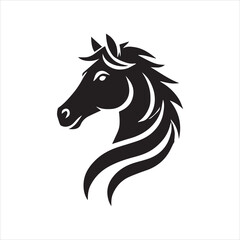 horse head silhouette