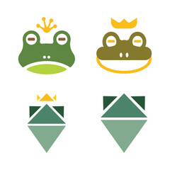Fototapeta premium Frog Logo Template Icon
