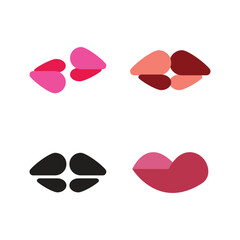 Lips Logo Template Icon