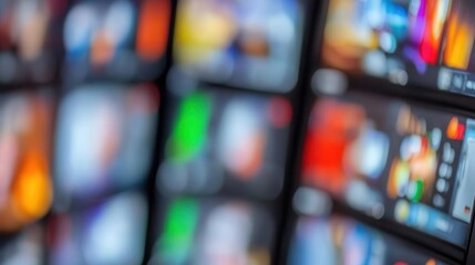 Television screen displaying entertainment content