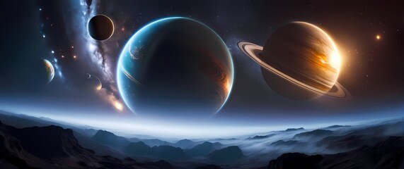Astounding captures of planets and galaxies showcasing the wonders of the universe