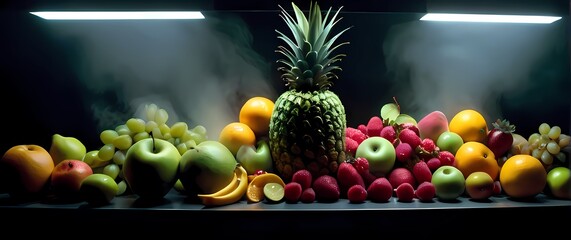 Artfully arranged fruit displays bringing eyes to flavor intersections enriching experiences...