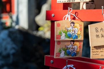 東京都千代田区神田にある神社の絵馬