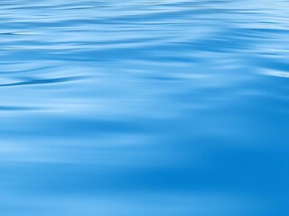 A tranquil setting with curved walls and a blue waterway reflecting in them, creating a sense of depth and movement, serene, movement