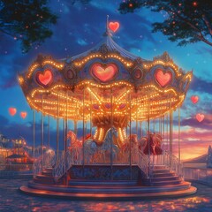 romantic theme for valentine wallpaper or greeting cards