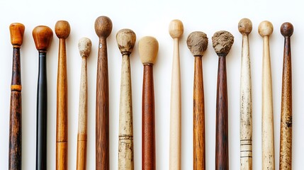 Collection of Wooden Percussion Mallets