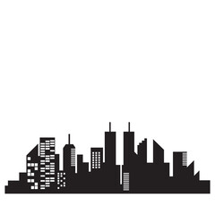 Naklejka premium City Architecture Silhouette