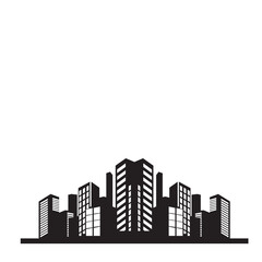 Naklejka premium City Architecture Silhouette