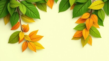 spring poster & background