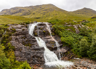 Waterfall in the Scottish Highlands