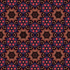 seamless pattern with flowers
