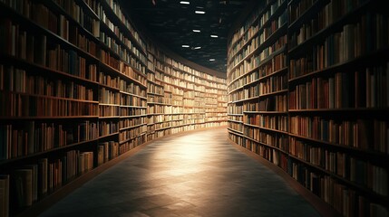 Futuristic Molecular Library Display, showcasing an organized and intricate visualization of molecular structures in a sleek design