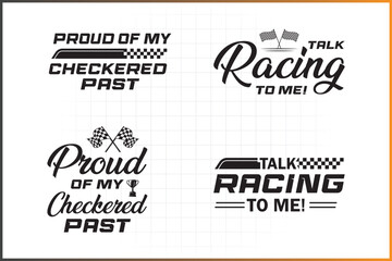 Racing T-shirt Design Bundle