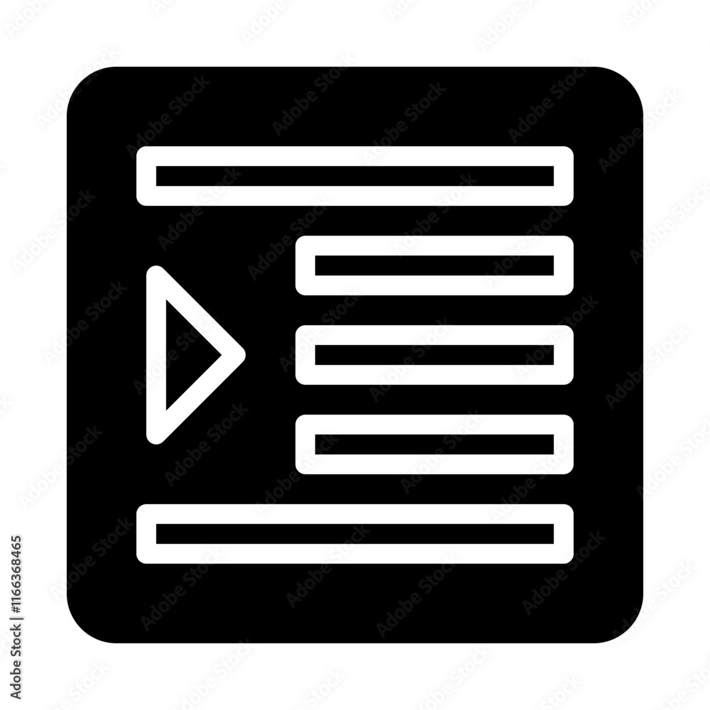 Aufkleber indentation icon for text formatting. concept of editing, writing, and alignment.