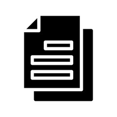 Document file icon. Concept of paperwork, business, and office.