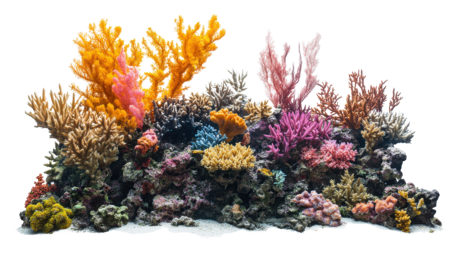 Coral reef transparent background