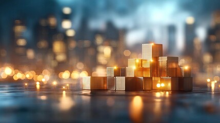 Supply chain analytics dashboard featuring IoT sensor insights and interactive 3D data visualization for enhanced decision-making