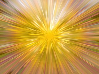 Abstract colorful zoom effect background with vibrant rays of light, radial blur, and fast speed motion perfect for banners, motion, background