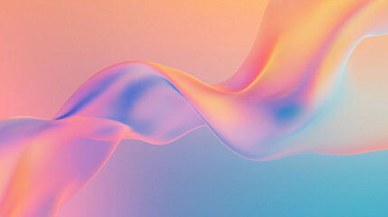 Abstract design featuring soft, flowing waves in gradient hues, ideal for backgrounds, websites, or marketing materials conveying a sense of calm, creativity, and modernity.