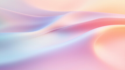 Obraz premium This abstract image of soft, flowing gradients in pastel colors can be used for calming backgrounds, branding, or promoting tranquility in wellness, beauty, or fashion sectors.
