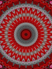 red and white lace