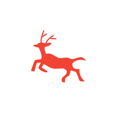 red christmas icon