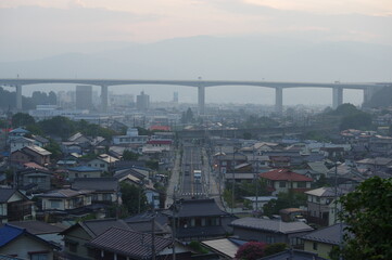 高架橋と都市 K3DP1419