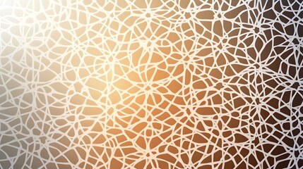 Abstract Brown Background with White Intertwined Lines