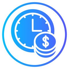 time gradient icon