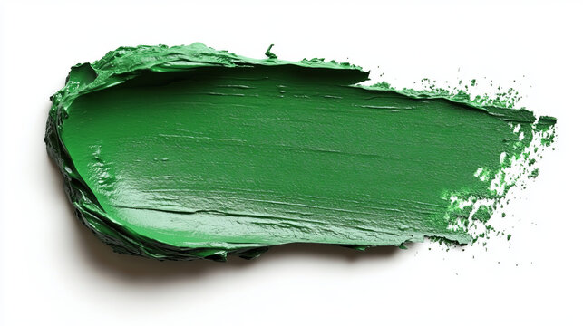 emerald art: a high-resolution abstract background showcasing a green paint texture swatch with acrylic and oil variations, featuring thick textured strokes and dabs