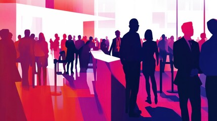 Virtual Tech Expo with Harmonious Design Elements