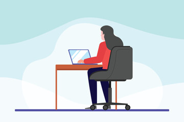 Mobile smart phones Concept. Colored flat vector illustration isolated.