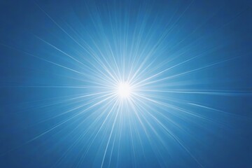 Obraz premium arafed image of a bright blue starburst with a blue sky background