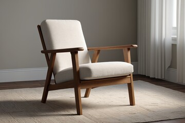 Obraz premium there is a chair that is sitting in a room